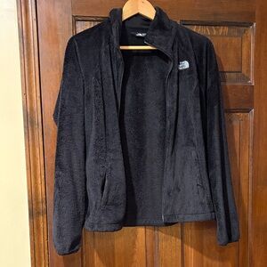The North Face Black Plush Jacket size M